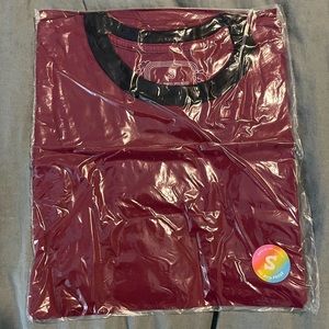 Big Bud Press plum colored ringer tshirt